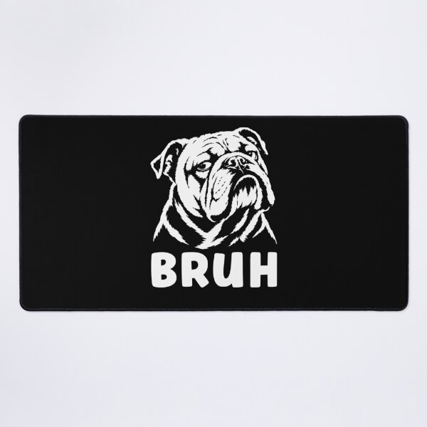 Item preview, Bruh Dog Meme Funny English Bulldog designed and sold by suhairee-studio.