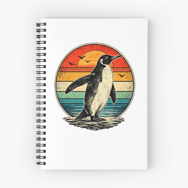 Item preview, Vintage Penguin Sunset Retro Ocean Wildlife  designed and sold by Moizento.
