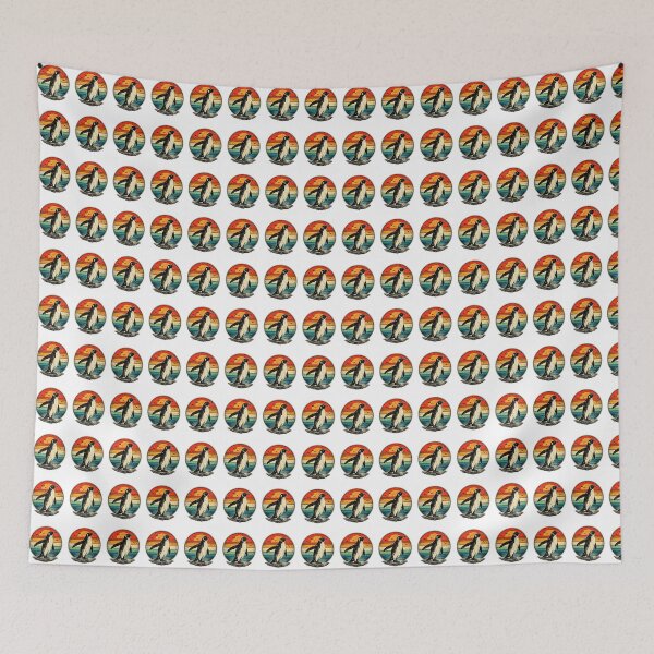 Item preview, Vintage Penguin Sunset Retro Ocean Wildlife  designed and sold by Moizento.