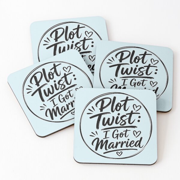Item preview, Plot Twist I Got Married – Funny Newlywed Wedding Design designed and sold by TheStephanieRome.