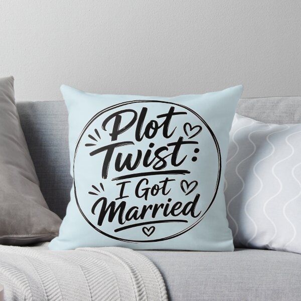 Item preview, Plot Twist I Got Married – Funny Newlywed Wedding Design designed and sold by TheStephanieRome.