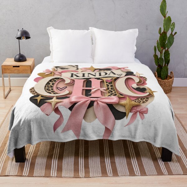 Item preview, Kinda Chic Coquette Pink Papercraft Typography designed and sold by Promoffy.