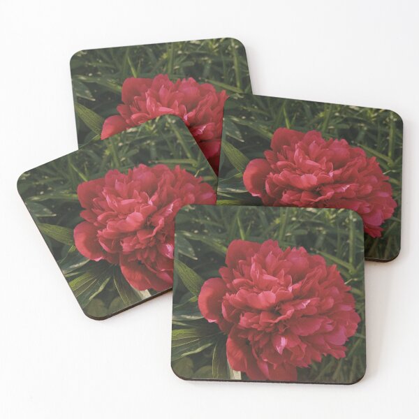 Item preview, Dark Red Peony Flower Nature Photography designed and sold by Nature Moments.