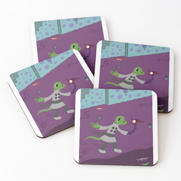 Item preview, Alien Scientist Holding Odd Creature designed and sold by J-Mindful.