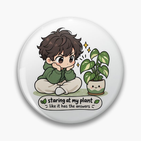 Item preview, Staring at My Plant Like It Has the Answers designed and sold by naruto4925.