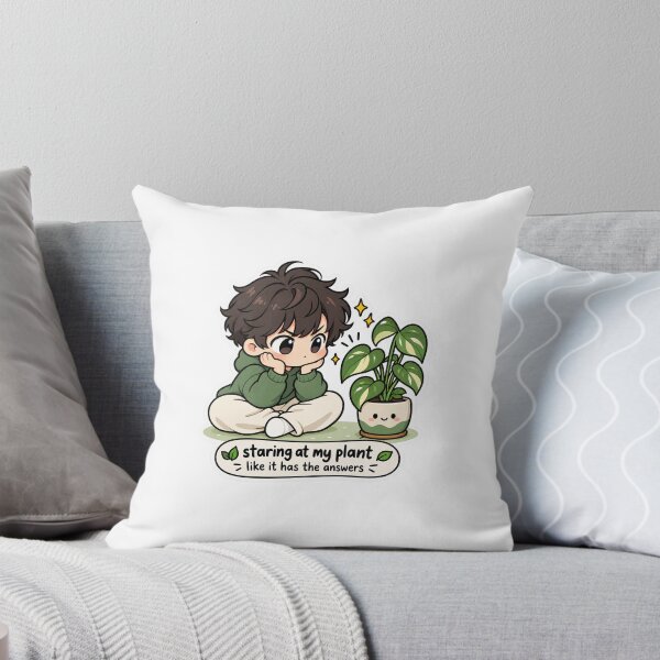 Item preview, Staring at My Plant Like It Has the Answers designed and sold by naruto4925.