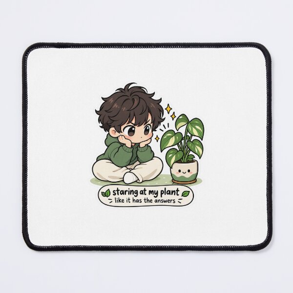 Item preview, Staring at My Plant Like It Has the Answers designed and sold by naruto4925.