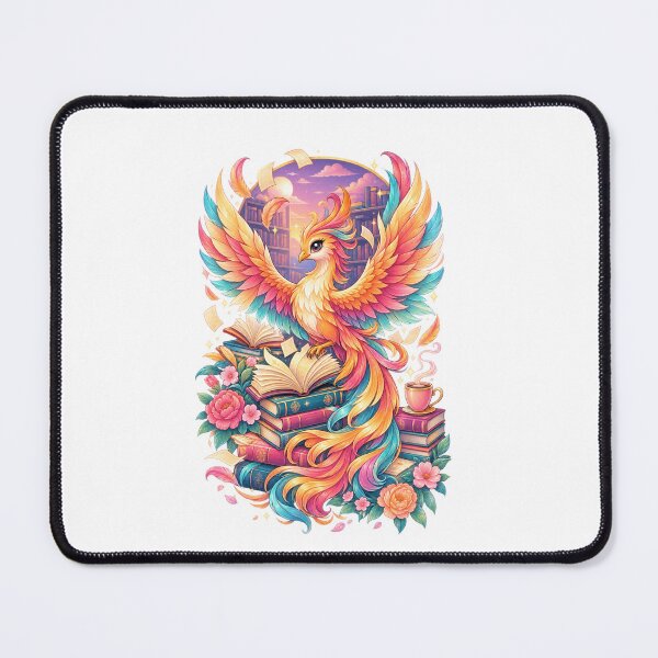 Item preview, Kawaii Phoenix Book Lover | Magical Reading Bird designed and sold by HOUSE OF VMH.