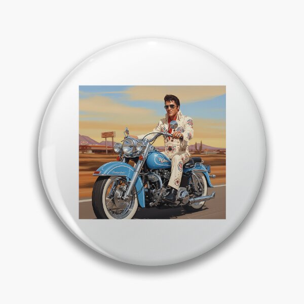 Item preview, Tcb Desert Cruiser Elvis On The Blue Hog designed and sold by gillet-teanja.