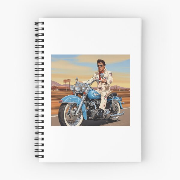 Item preview, Tcb Desert Cruiser Elvis On The Blue Hog designed and sold by gillet-teanja.