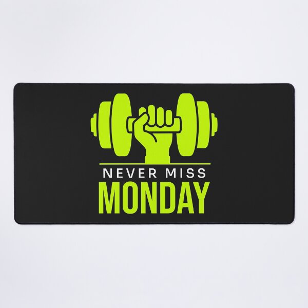 Item preview, Never Miss Monday Gym Tshirt designed and sold by CreativeFrndz.