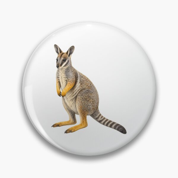 Item preview, Yellow-Footed Rock-Wallaby Wildlife Illustration designed and sold by Jaruart.