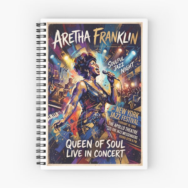 Item preview, Aretha Franklin Live in New York designed and sold by Theodor Decker.