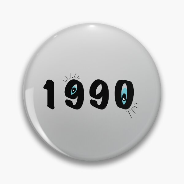 Artikelvorschau, 1990 Geburtsjahr Augengrafik Retro-Kunst entworfen und verkauft von SaraPixels.