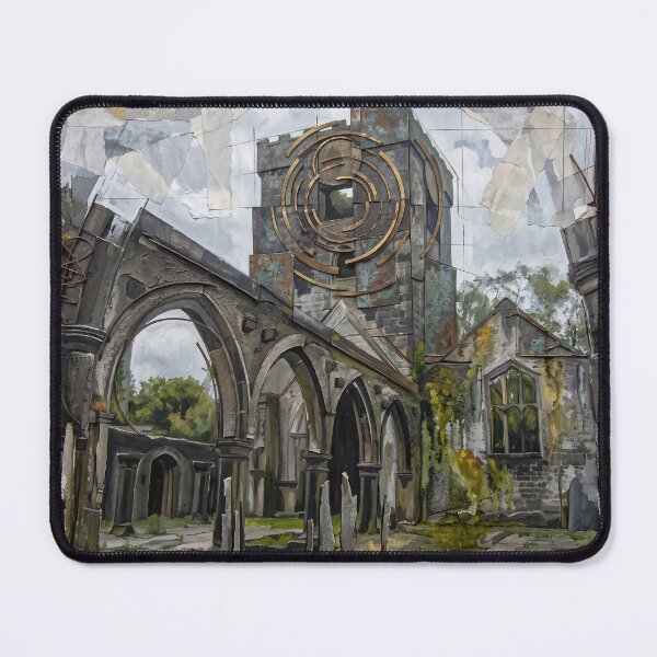 Item preview, Heptonstall Church Ruins Abstract Architectural Art designed and sold by ArtworkNorth.