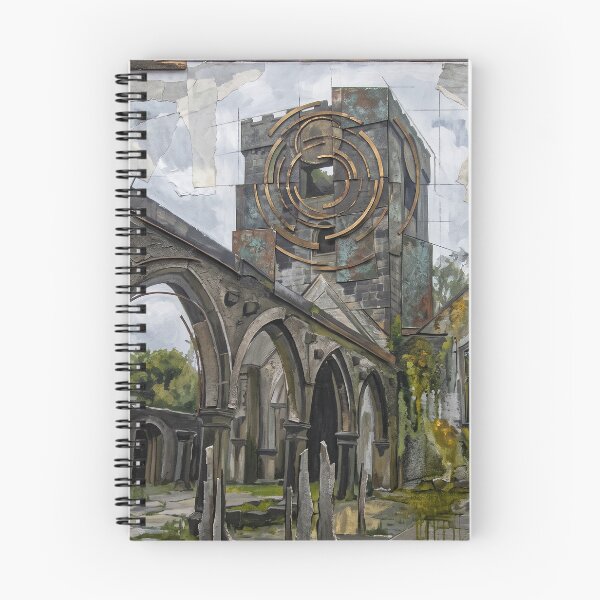 Item preview, Heptonstall Church Ruins Abstract Architectural Art designed and sold by ArtworkNorth.