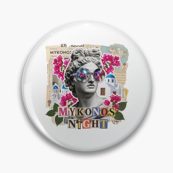 Item preview, Mykonos Greek Islands Summer Vacation Art (T-Shirt, Poster & Sticker) designed and sold by OzzFrequency.