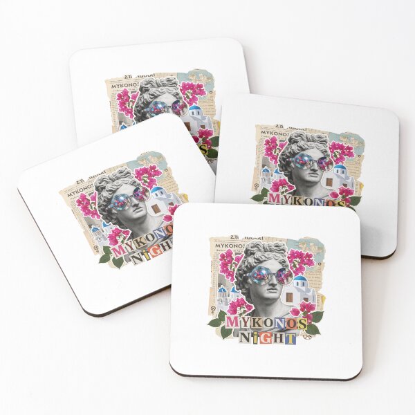 Item preview, Mykonos Greek Islands Summer Vacation Art (T-Shirt, Poster & Sticker) designed and sold by OzzFrequency.