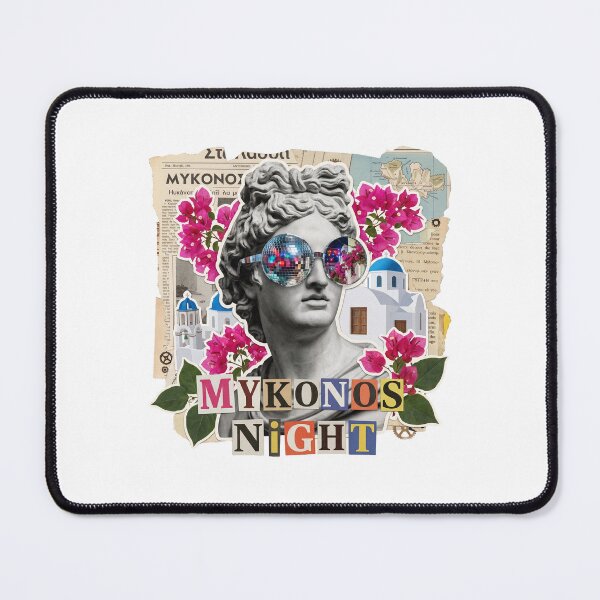 Item preview, Mykonos Greek Islands Summer Vacation Art (T-Shirt, Poster & Sticker) designed and sold by OzzFrequency.