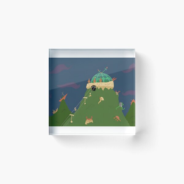 Item preview, Fantasy Mountain Observatory With Dome designed and sold by J-Mindful.
