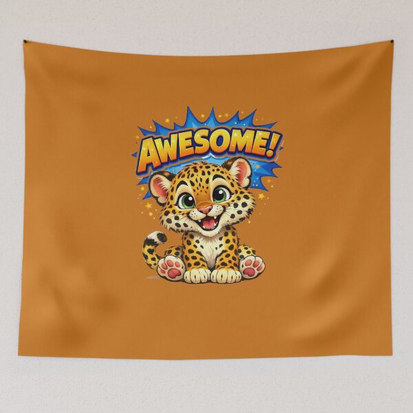 Item preview, Baby Leopard Big Dreams designed and sold by Mattigiov.