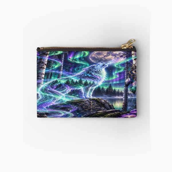 Item preview, Ghostly wolf in the forest designed and sold by Losthope Creations.
