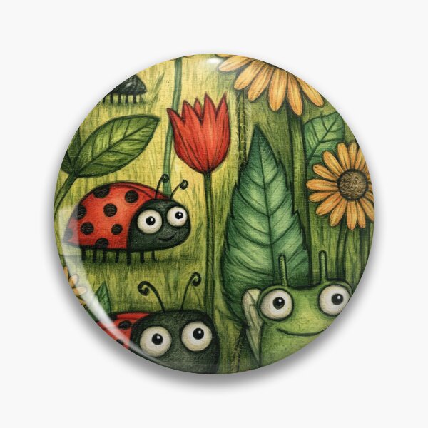 Item preview, Bright Sunflowers and Ladybug Garden Art designed and sold by Piotrek0001.