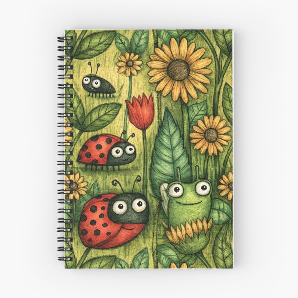 Item preview, Bright Sunflowers and Ladybug Garden Art designed and sold by Piotrek0001.