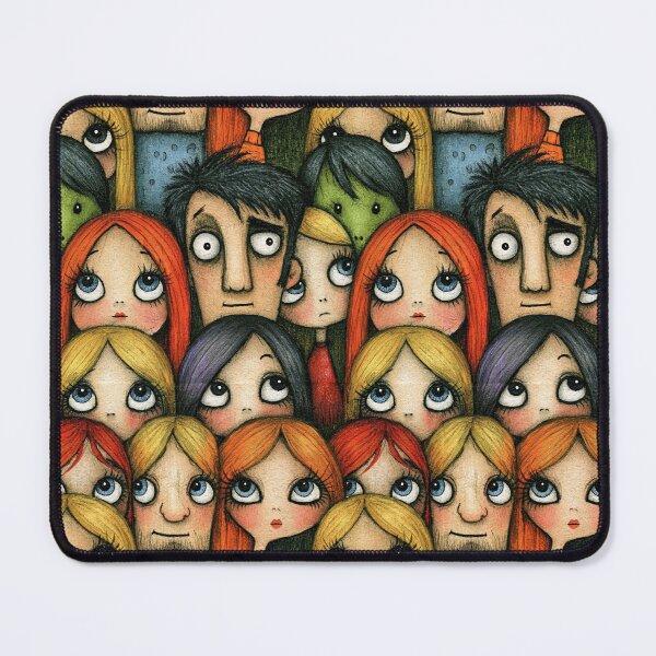 Item preview, Diverse Faces Whimsical Character Portrait designed and sold by Piotrek0001.