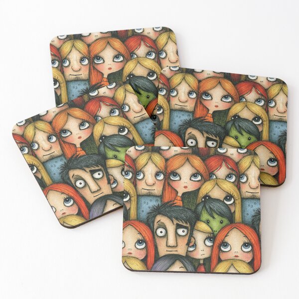 Item preview, Diverse Faces Whimsical Character Portrait designed and sold by Piotrek0001.