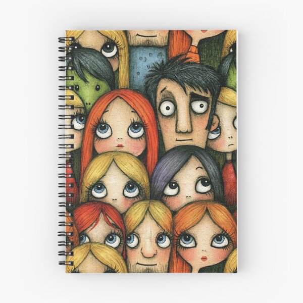 Item preview, Diverse Faces Whimsical Character Portrait designed and sold by Piotrek0001.