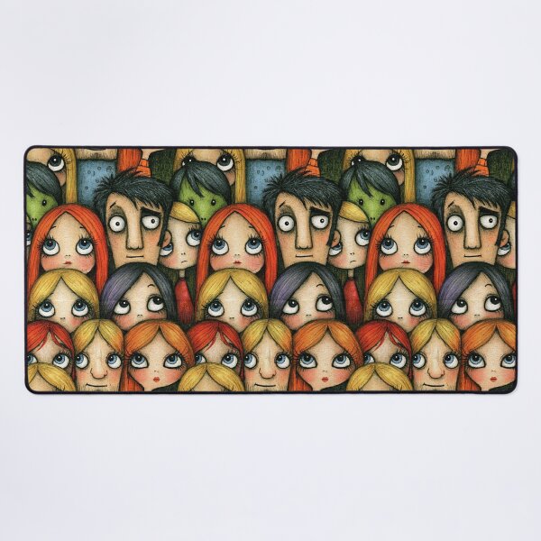 Item preview, Diverse Faces Whimsical Character Portrait designed and sold by Piotrek0001.