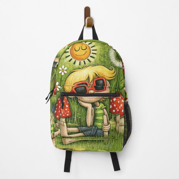 Item preview, Sunny Meadow and Smiling Daisy Illustration designed and sold by Piotrek0001.
