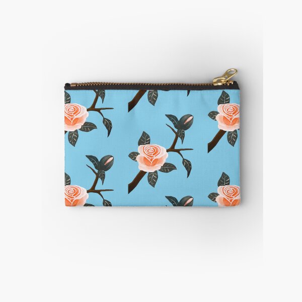 Item preview, Rose Branch - Sky Blue BG designed and sold by lavenderXblue.