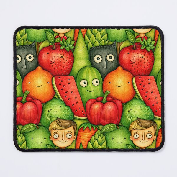 Item preview, Fruit and Veggie Friends Garden Party Art designed and sold by Piotrek0001.