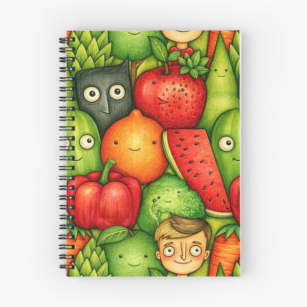 Item preview, Fruit and Veggie Friends Garden Party Art designed and sold by Piotrek0001.