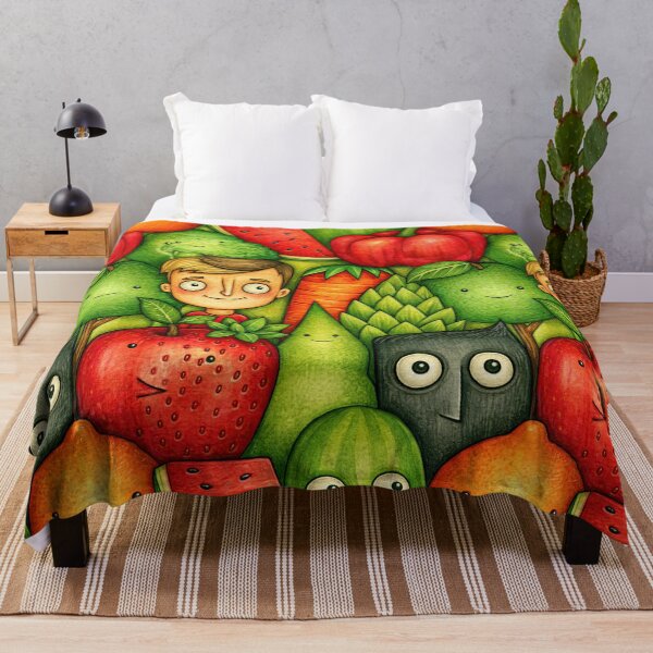 Item preview, Fruit and Veggie Friends Garden Party Art designed and sold by Piotrek0001.