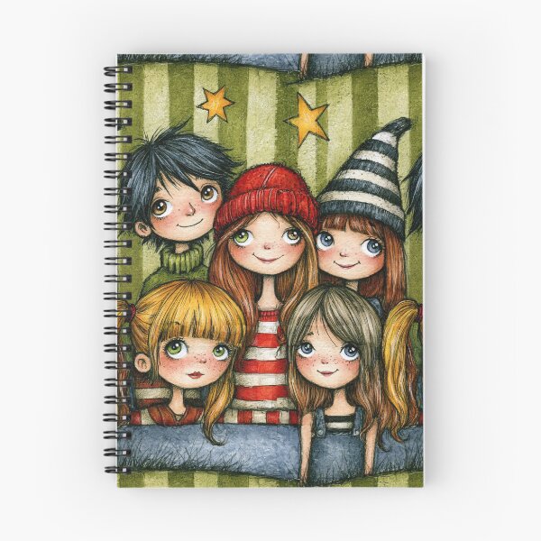 Item preview, Happy Kids Gathering Whimsical Pattern Art designed and sold by Piotrek0001.