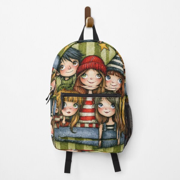 Item preview, Happy Kids Gathering Whimsical Pattern Art designed and sold by Piotrek0001.