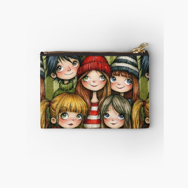 Item preview, Happy Kids Gathering Whimsical Pattern Art designed and sold by Piotrek0001.