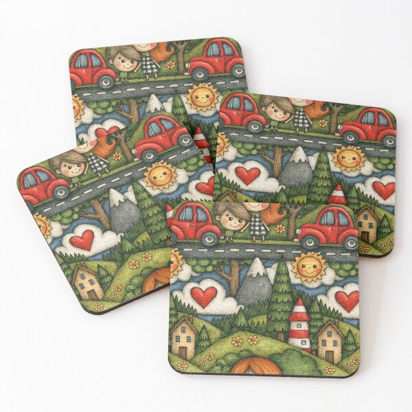 Item preview, Travel Adventure Car and Coastline Design designed and sold by Piotrek0001.