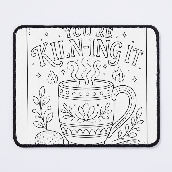 Item preview, Kiln-ing It Pottery Mug designed and sold by SamanthaLPottery.