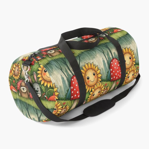 Item preview, Autumn Garden Sunflower and Mushroom Art designed and sold by Piotrek0001.
