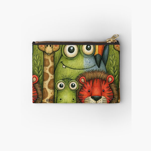 Item preview, Stacked Animal Friends Safari Pattern Art designed and sold by Piotrek0001.