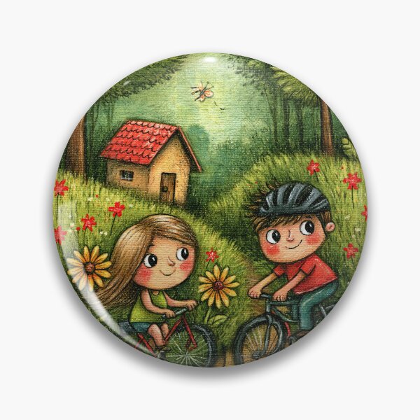 Item preview, Cycling Through the Enchanted Forest Art designed and sold by Piotrek0001.
