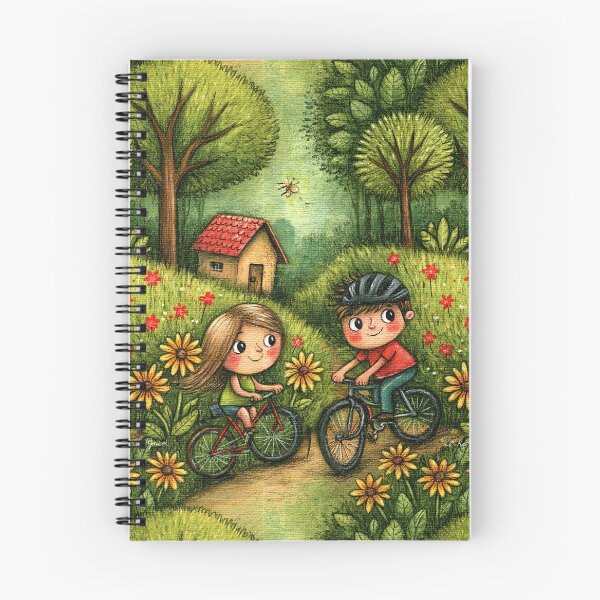 Item preview, Cycling Through the Enchanted Forest Art designed and sold by Piotrek0001.