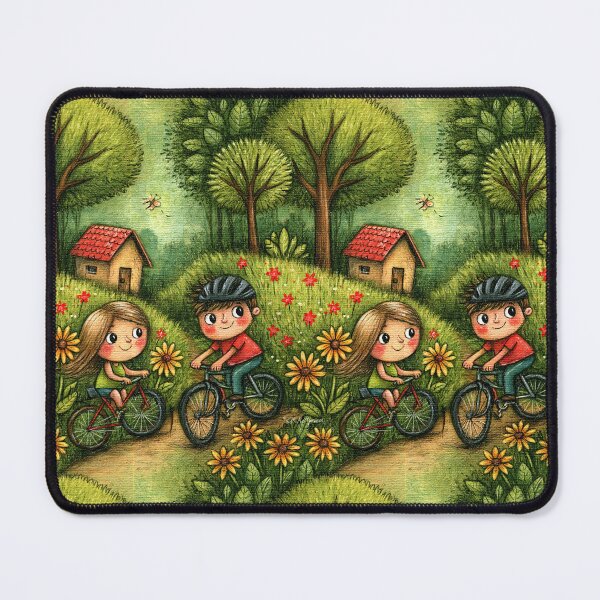 Item preview, Cycling Through the Enchanted Forest Art designed and sold by Piotrek0001.