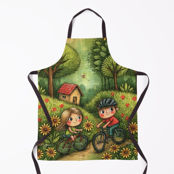 Item preview, Cycling Through the Enchanted Forest Art designed and sold by Piotrek0001.