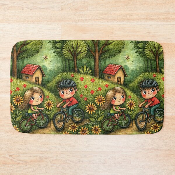 Item preview, Cycling Through the Enchanted Forest Art designed and sold by Piotrek0001.