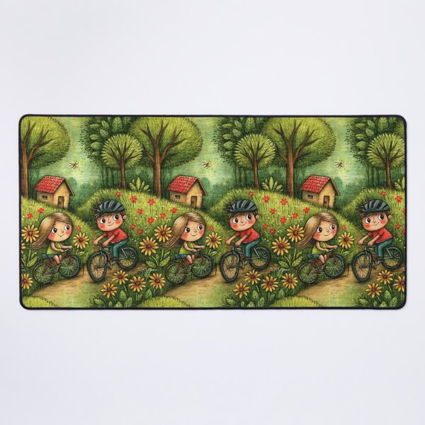 Item preview, Cycling Through the Enchanted Forest Art designed and sold by Piotrek0001.